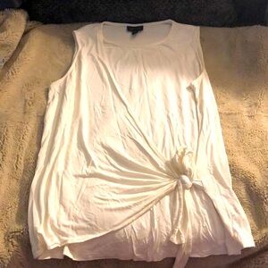 🎉 4 for $20 J.Jill Wearever Collection White Tank, medium petite